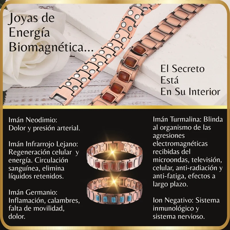 Pulseras y accesorios magnéticos para tu bienestar